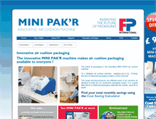 Tablet Screenshot of minipakr.co.uk